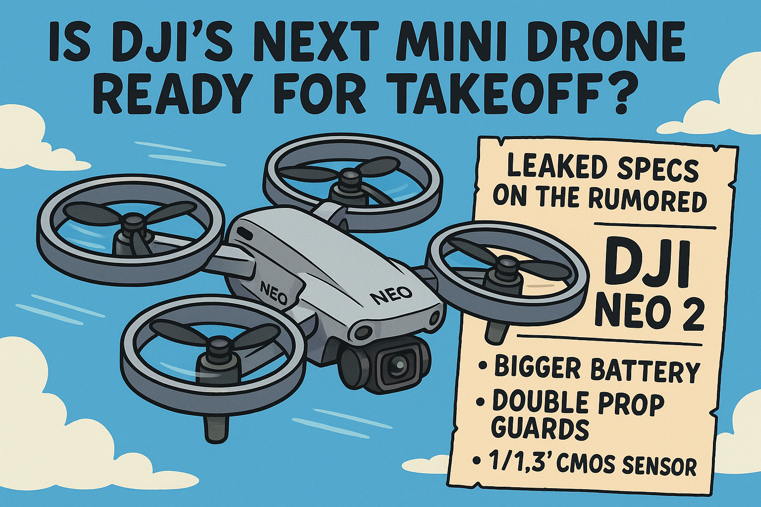 Is DJI's Next Mini Drone Ready for Takeoff? Leaked Specs on the Rumored DJI Neo 2