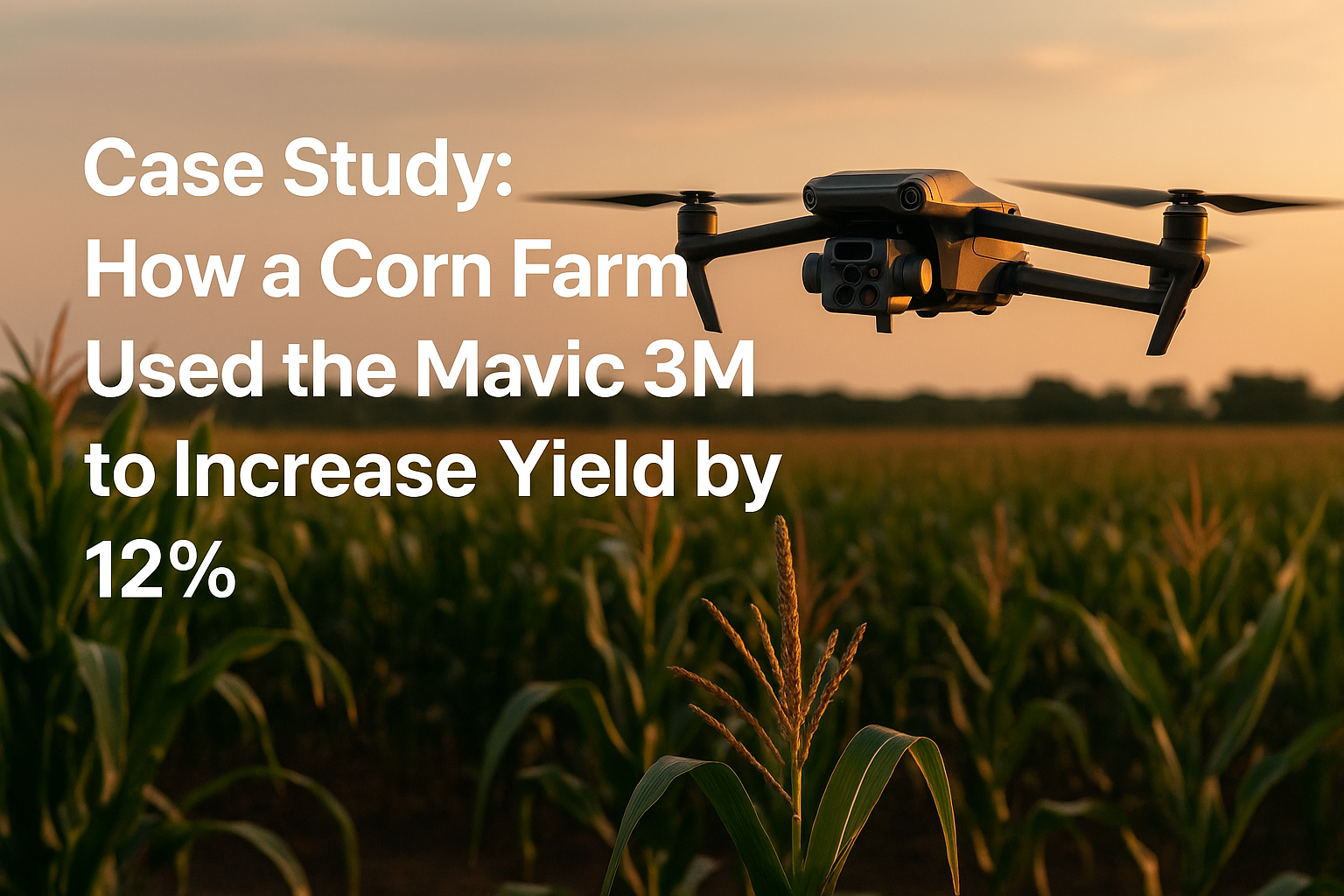 Case Study: How a Corn Farm Used the Mavic 3M to Increase Yield by 12%