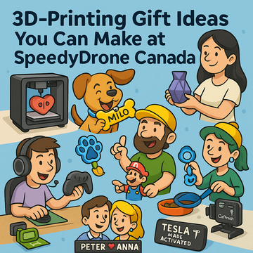 🎁 Beyond Drones: 3D-Printing Gift Ideas You Can Make at SpeedyDrone Canada
