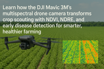 Smarter Farming with the DJI Mavic 3M: How NDVI & NDRE Reveal the Hidden Health of Your Crops