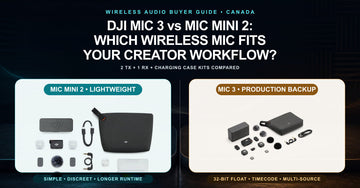 DJI Mic 3 vs Mic Mini 2: Which Wireless Mic Fits Your Creator Workflow?