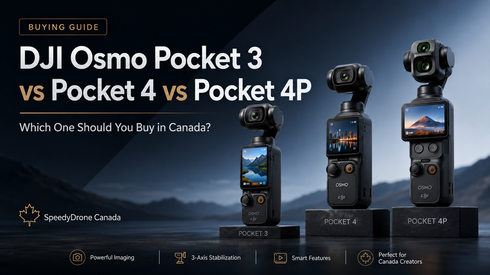 DJI Osmo Pocket 3 vs Pocket 4 vs Pocket 4P: Which One Should You Buy in Canada?