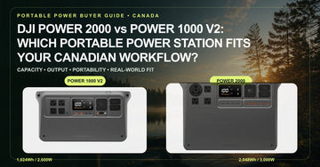 DJI Power 2000 vs Power 1000 V2: Which Portable Power Station Fits Your Canadian Workflow?