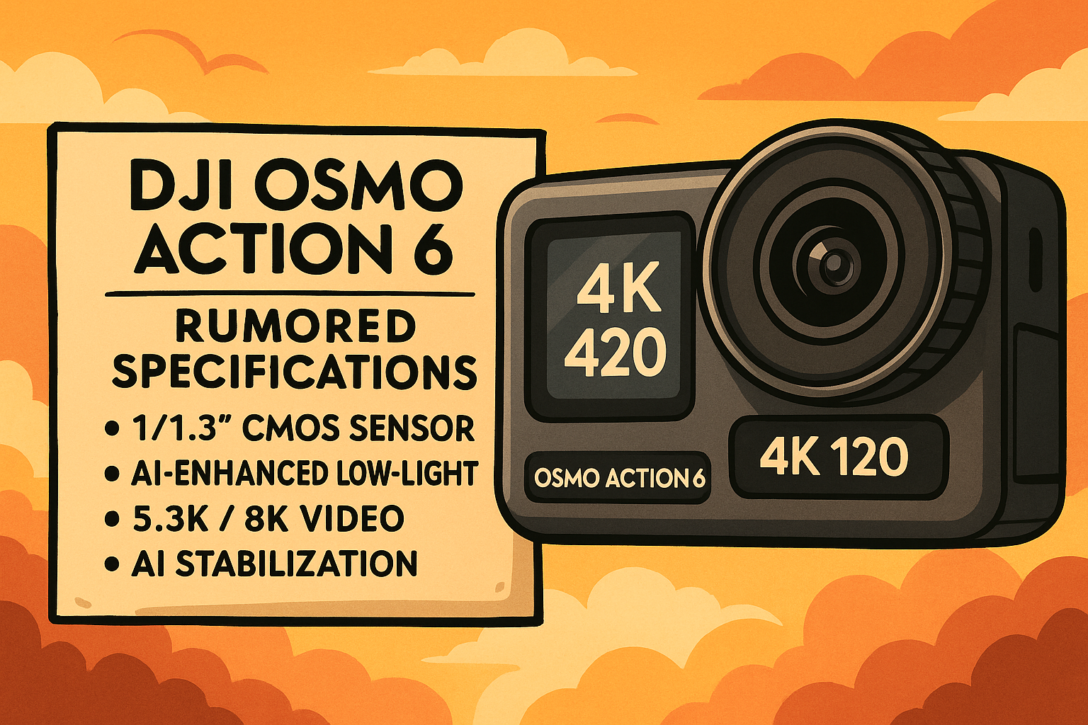 DJI Osmo Action 6: The Technical Rundown of a Rumored Flagship