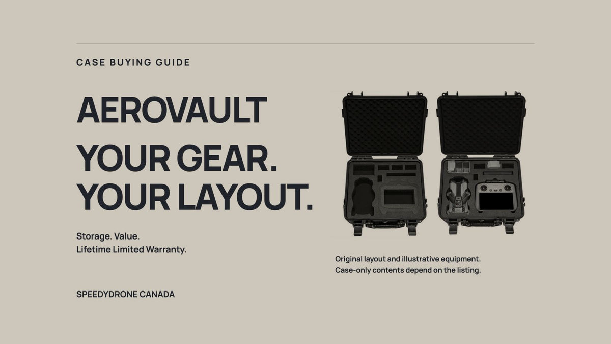 More Than a Drone Case: AEROVAULT Storage, Value & Lifetime Limited Warranty
