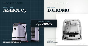AGIBOT C5 vs DJI ROMO in Canada: Commercial Cleaning Robot or Home Robot Vacuum?