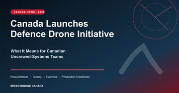 Canada Launches Defence Drone Initiative: What It Means for Canadian Uncrewed-Systems Teams