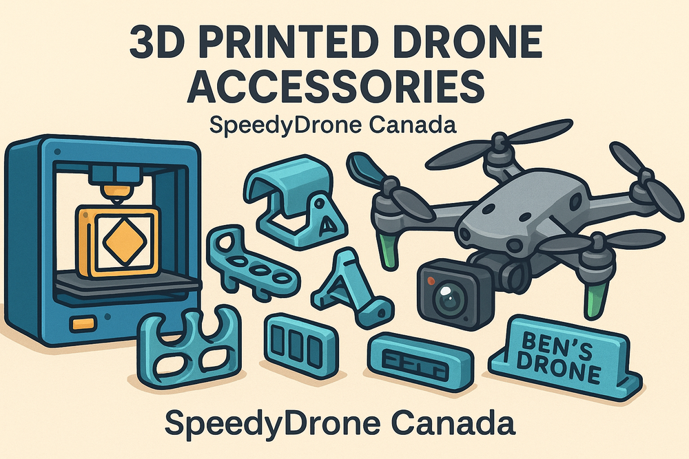 🚀 The Best 3D-Printed Accessories for Drones & Cameras — Customizable, Practical, and Made at SpeedyDrone