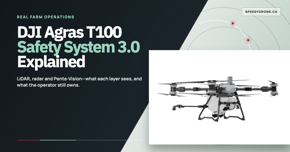 DJI Agras T100 Safety System 3.0 Explained: LiDAR, Radar & Penta-Vision for Real Farm Operations