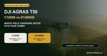 DJI Agras T50 C10000 vs D12000iE: Which Field Charging Setup Fits Your Farm?