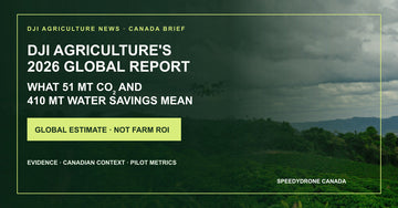 DJI Agriculture's 2026 Global Report: What 51 Million Tonnes of Carbon and 410 Million Tonnes of Water Savings Mean