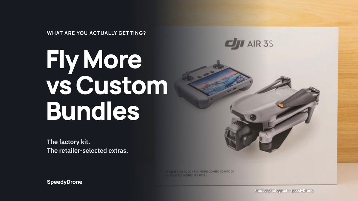 DJI Fly More Combo vs SpeedyDrone Custom Bundles: What Are You Actually Getting?