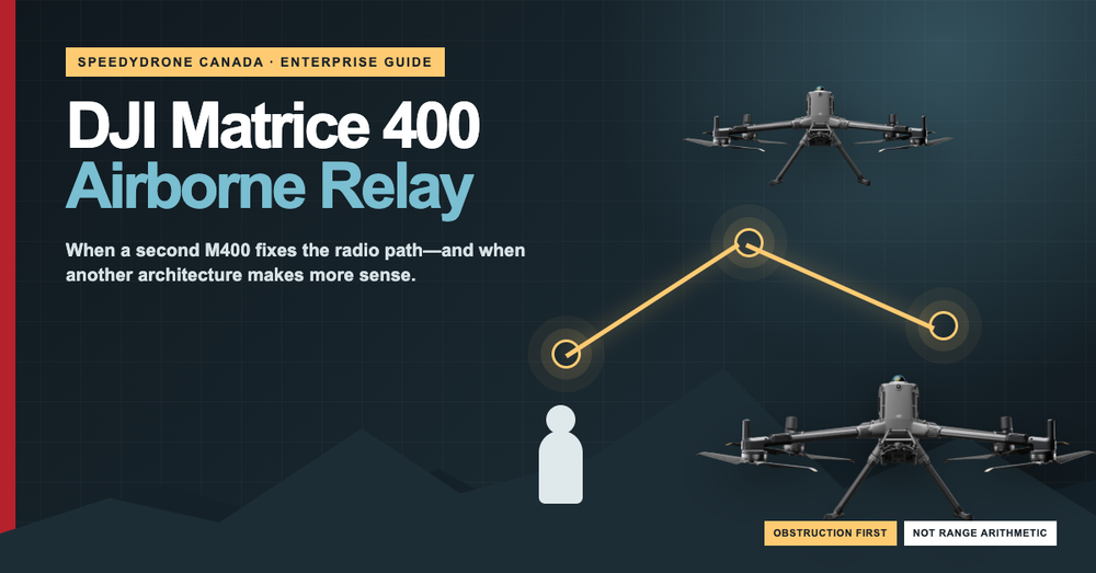 DJI Matrice 400 Airborne Relay Guide: When Should You Use One M400 to Relay Another?