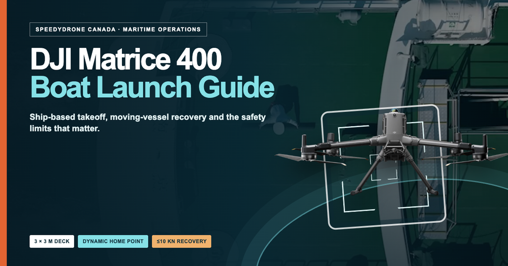 DJI Matrice 400 Boat Launch Guide: Ship-Based Takeoff & Landing, Dynamic Home Point & Safety Limits
