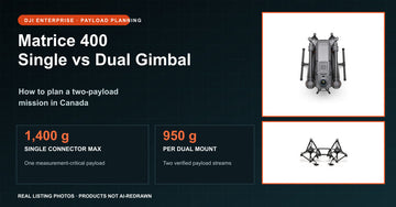 DJI Matrice 400 Single vs Dual Gimbal Setup: How to Plan a Two-Payload Mission in Canada