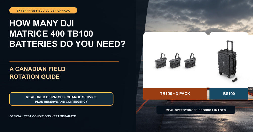 How Many DJI Matrice 400 TB100 Batteries Do You Need? A Canadian Field Rotation Guide