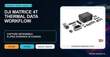 DJI Matrice 4T Thermal Data Workflow: How to Capture Defensible R-JPEG Evidence in Canada