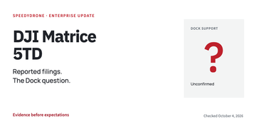 DJI Matrice 5TD in Reported China Filing: Is It the Next Dock Drone?