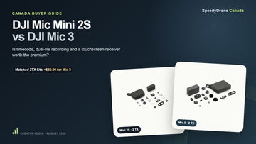 DJI Mic Mini 2S vs DJI Mic 3 wireless microphone comparison for creators in Canada