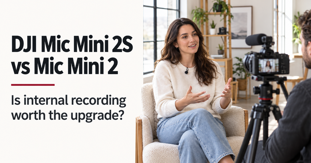 DJI Mic Mini 2S vs Mic Mini 2: Is 32-Bit Float & Internal Recording Worth the Extra $60?