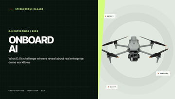 DJI Enterprise onboard AI drone workflow guide for crop counting, inspection and search and rescue