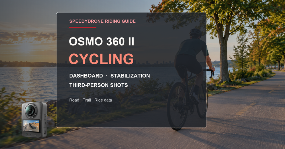DJI Osmo 360 II Cycling Guide: Sports Dashboard, Stabilization & Third-Person Shots Explained