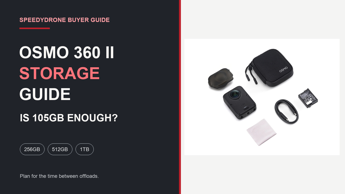 Is 105GB Enough for DJI Osmo 360 II? 8K60 Storage & microSD Guide