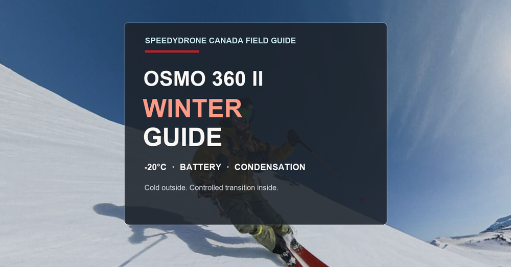 DJI Osmo 360 II Winter Guide for Canada: Shooting at -20°C, Battery Care & Condensation