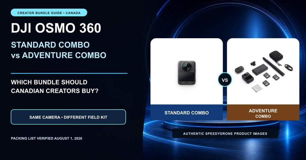 DJI Osmo 360 Standard Combo vs Adventure Combo: Which Bundle Should Canadian Creators Buy?