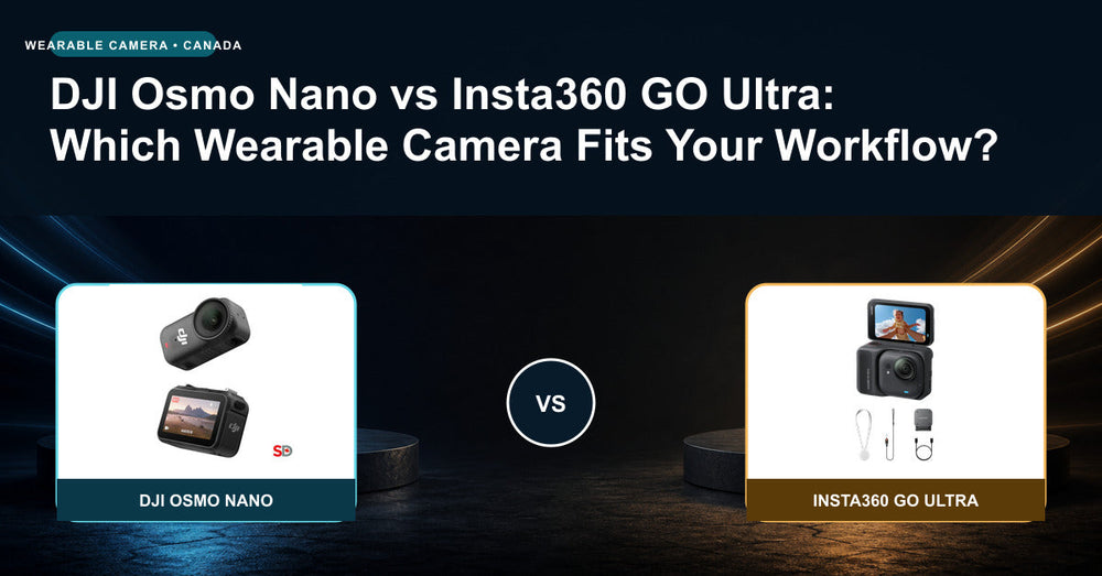 DJI Osmo Nano vs Insta360 GO Ultra: Which Wearable Camera Fits Your Workflow?