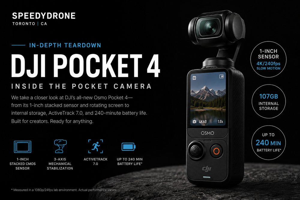 DJI Pocket 4 Teardown: Inside the Pocket Camera