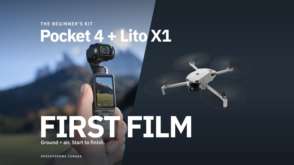 DJI Pocket 4 + Lito X1: Build Your First Ground-and-Air Filmmaking Kit