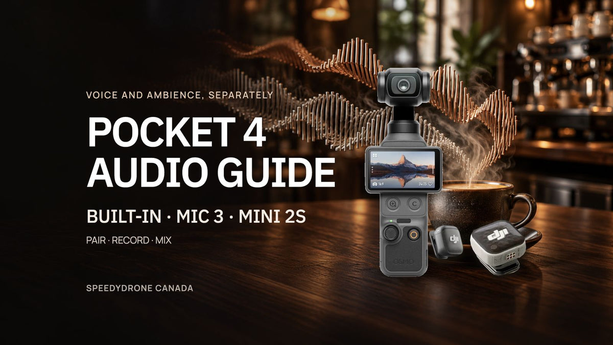 DJI Osmo Pocket 4 Microphone Guide: Built-in Audio vs DJI Mic 3 vs Mic Mini 2S