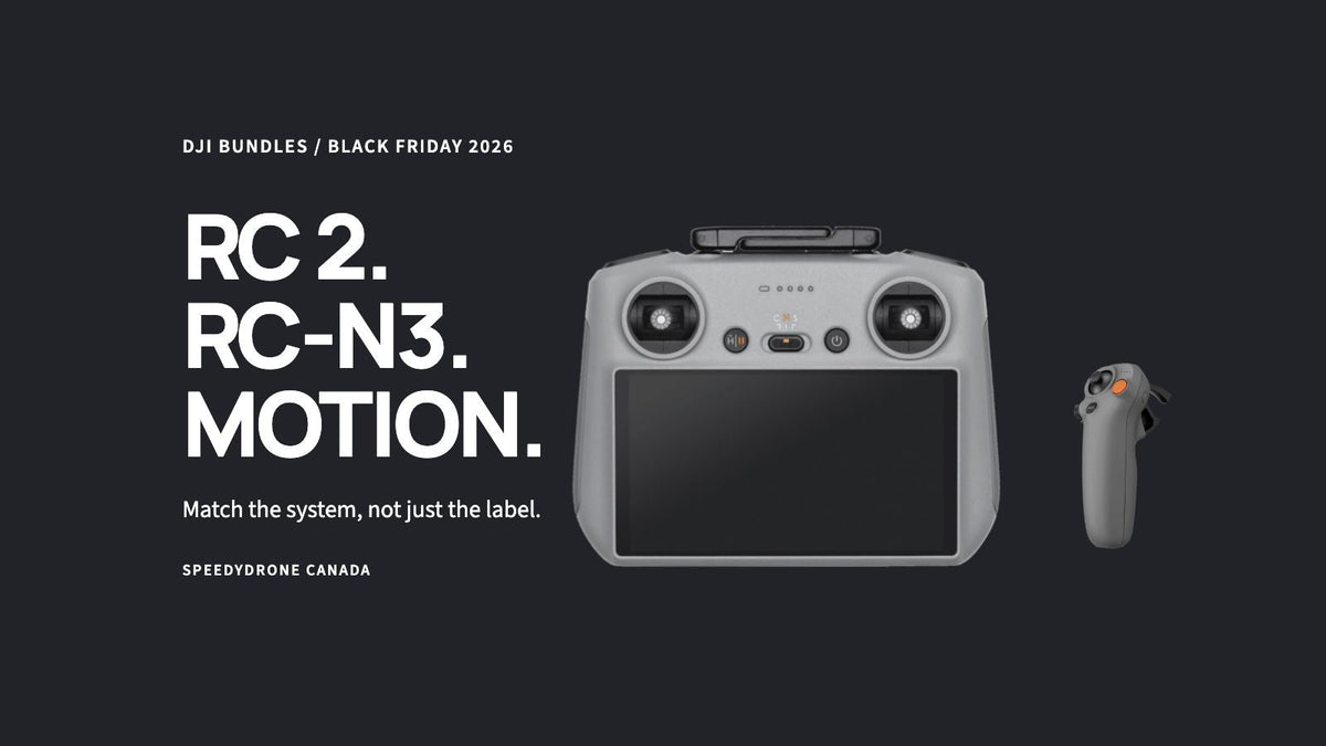 DJI RC 2 vs RC-N3 vs Motion: Choosing the Right Drone Bundle This Black Friday