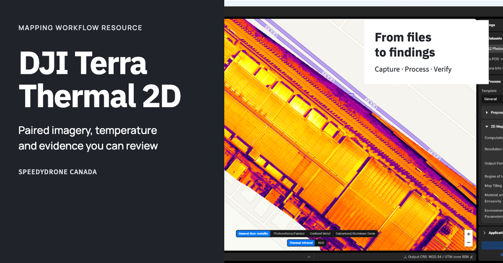 DJI Terra Thermal 2D Reconstruction Guide: From R-JPEG Images to Thermal Maps & Temperature Analysis