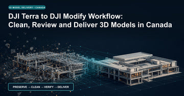 DJI Terra to DJI Modify Workflow: Clean, Review and Deliver 3D Models in Canada