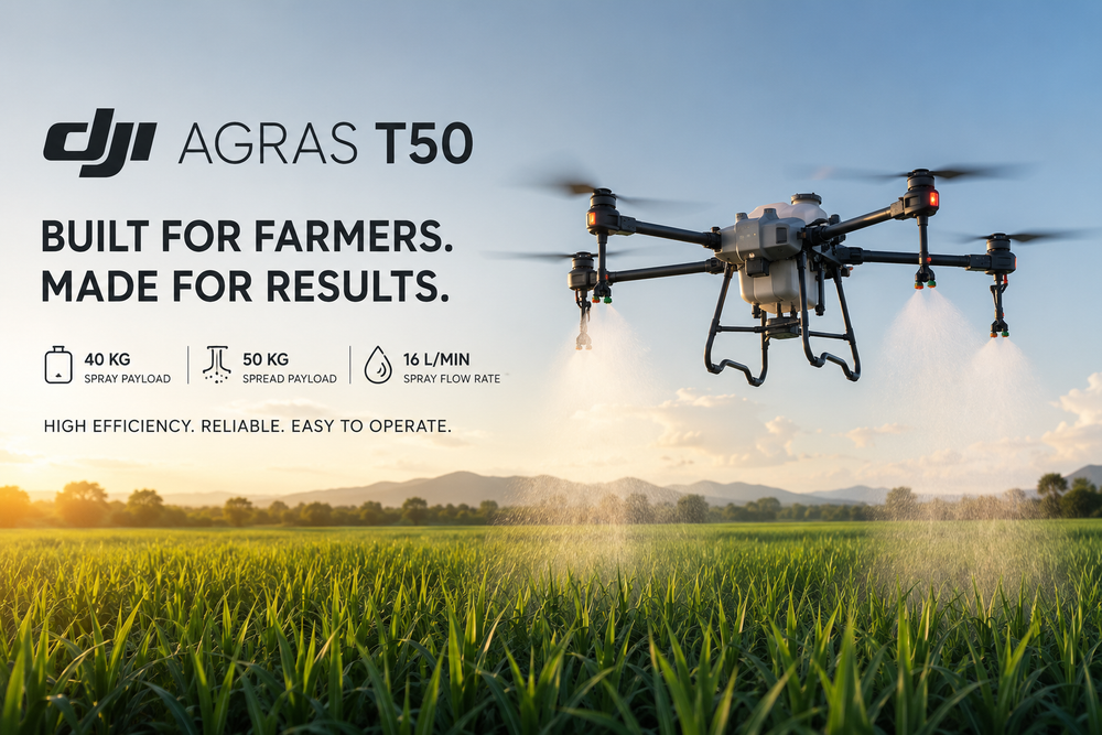 DJI Agras T50 Canada Buyer's Guide: Spraying, Spreading, Pricing, Ontario Rules, and Farm Fit