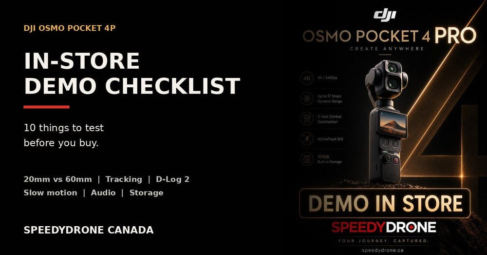 DJI Osmo Pocket 4P In-Store Demo Checklist: 10 Things to Test Before You Buy
