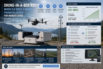 Drone-in-a-Box ROI: When DJI Dock 3 Makes Financial Sense for Remote Sites