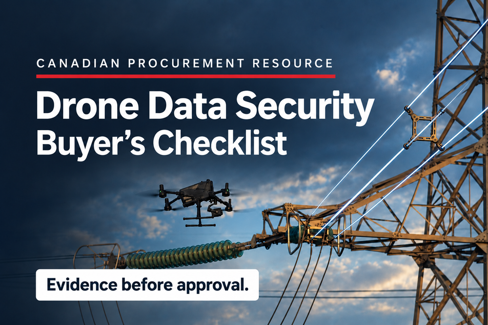 Drone Data Security Checklist for Canadian Government and Enterprise Buyers
