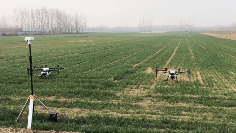 Drought Management and Precise Spot Spraying in Quebec and Ontario with DJI Agras T50 and RTK