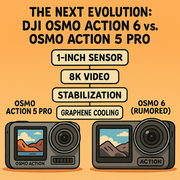 The Next Evolution: DJI Osmo Action 6 (Rumored) vs. Osmo Action 5 Pro