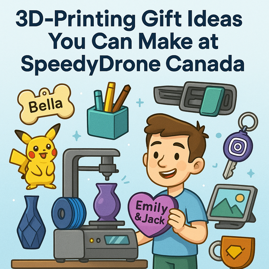 Top 3D Printing Gift Ideas (Non-Drone Edition): What You Can Print at SpeedyDrone Canada