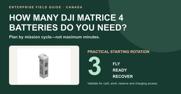 How Many DJI Matrice 4 Batteries Do You Need? A Canadian Field-Mission Planning Guide