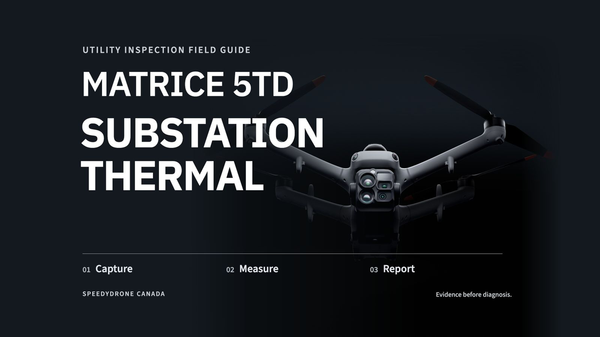 DJI Matrice 5TD for Substation Thermal Inspections: What to Capture, Measure and Report