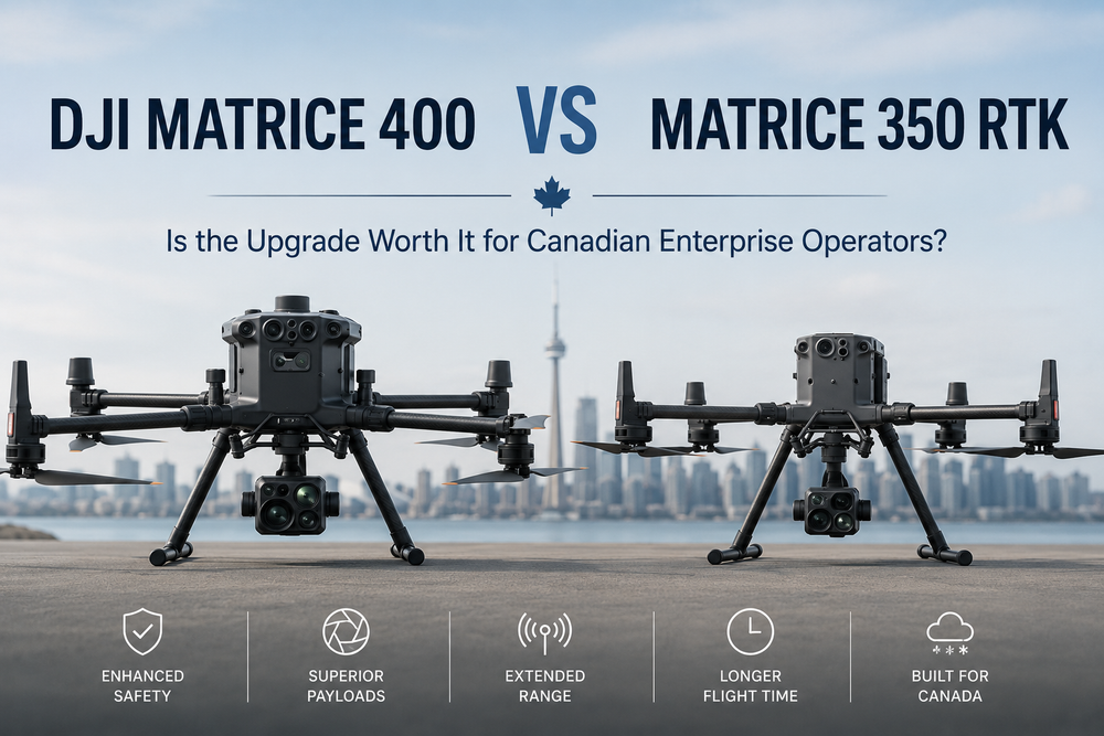 DJI Matrice 400 vs Matrice 350 RTK: Is the Upgrade Worth It for Canadian Enterprise Operators?