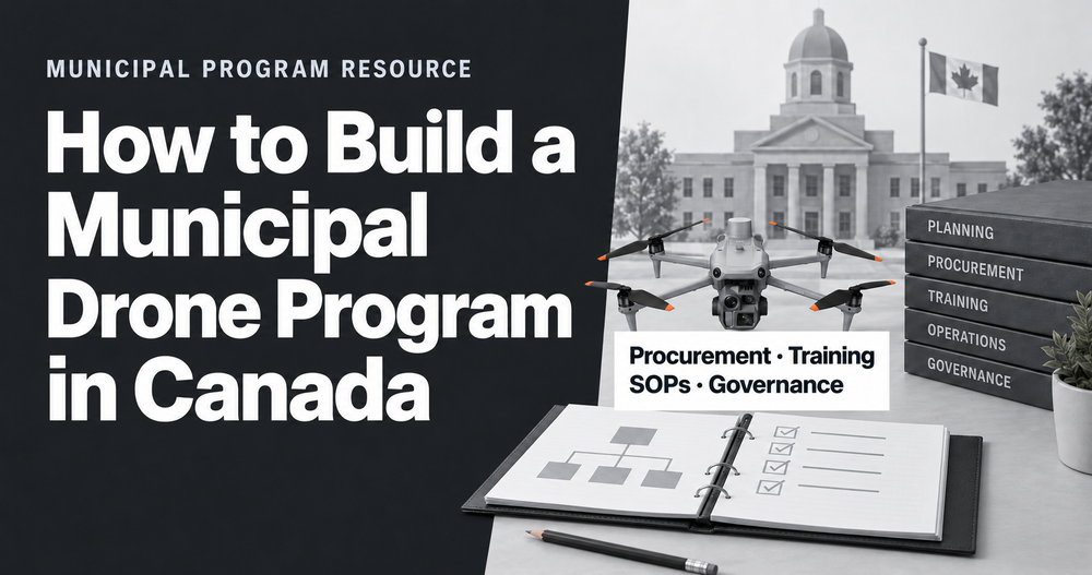 How to Build a Municipal Drone Program in Canada: Procurement, Training, SOPs and Governance