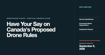 Canada proposed drone rules NPA 2026-005 feedback guide covering Remote ID, community-based organizations and designated airspace