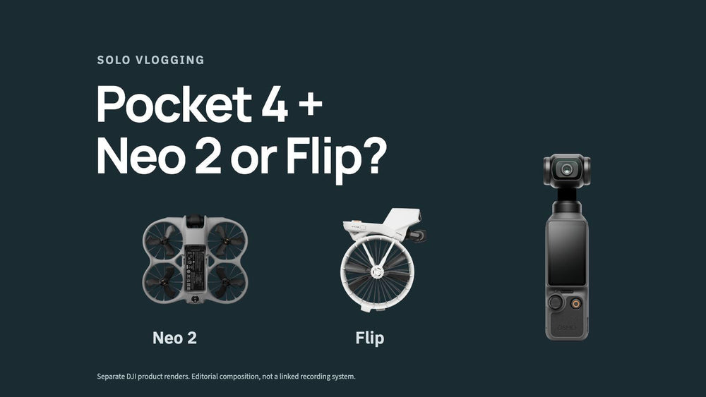DJI Pocket 4 + Neo 2 vs Flip: Which Two-Camera Setup Is Better for Solo Vlogging?