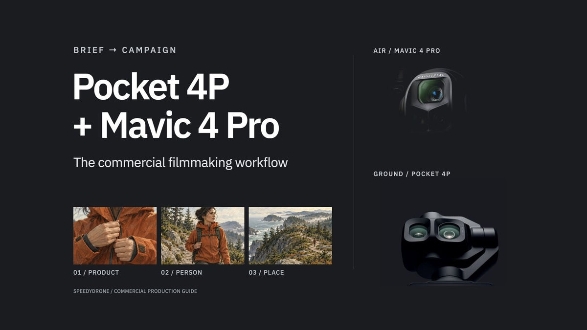 DJI Pocket 4P + Mavic 4 Pro: Build a Professional Ground-and-Aerial Filmmaking Workflow